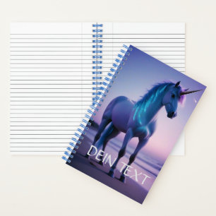 magisches Einhorn Notizbuch Notebook