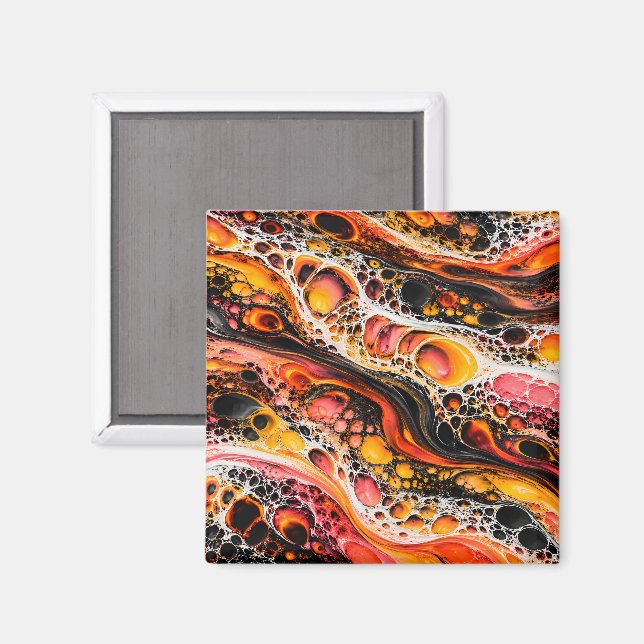Magma Cells Magnet (Front/Back)