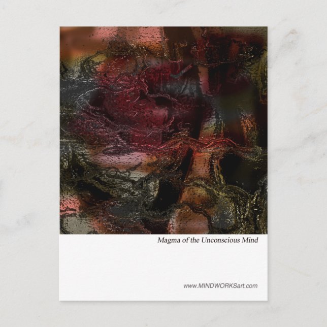 Magma of the Unconscious Mind Postcard (Front)