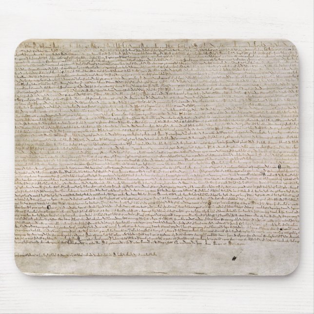 Magna Carta Exemplification Of 1215 Cotton MS Mouse Pad (Front)