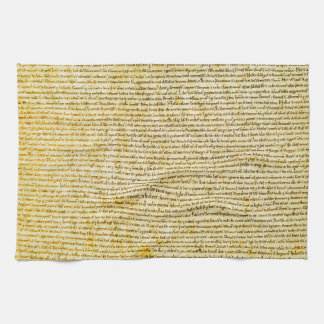 Magna Carta text Tea Towel