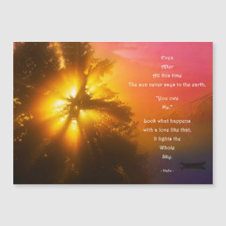 Magneet Card with Hafiz - Even after all this time