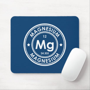 Magnesium Element Blue Mouse Pad