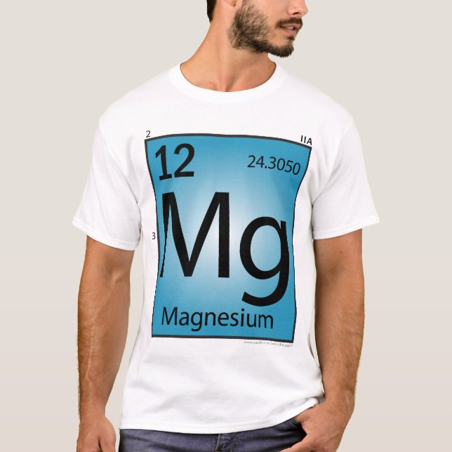 Magnesium (Mg) Element T-Shirt - Front Only (Front)