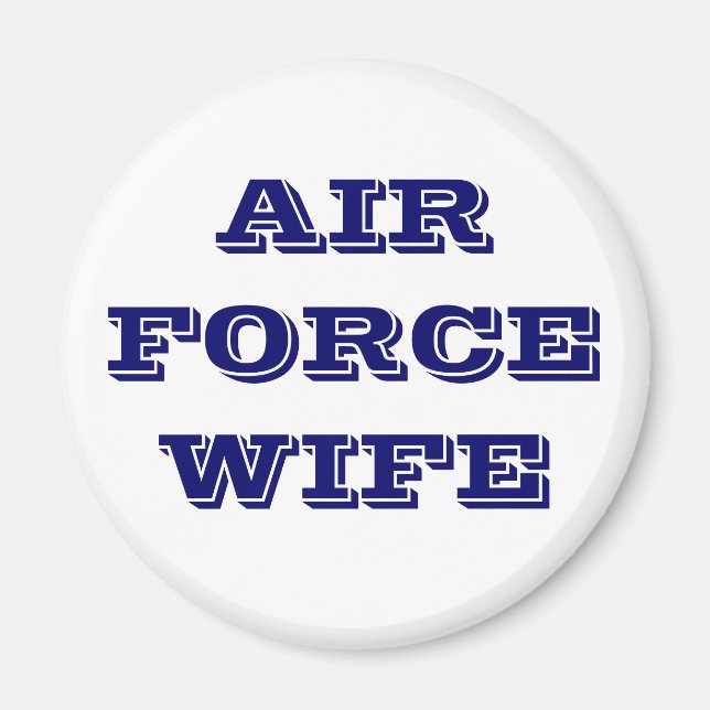 Magnet Air Force Wife (Front)