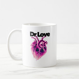 Magnet Anatomical Heart pink purple neon electric Coffee Mug