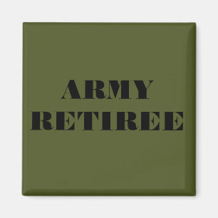 Magnet Army Retiree