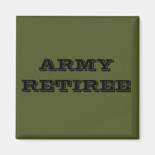 Magnet Army Retiree