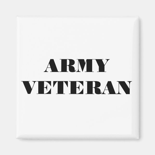 Magnet Army Veteran (Front)