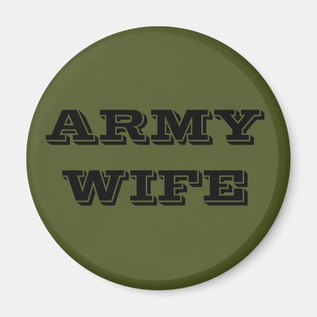 Magnet Army Wife (Front)