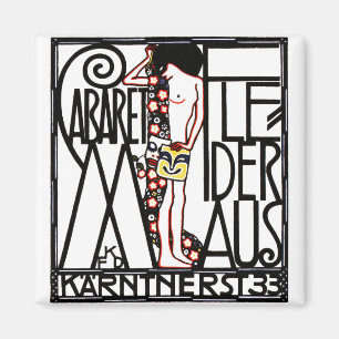 Magnet: Art Nouveau - Cabaret Fledermaus Magnet