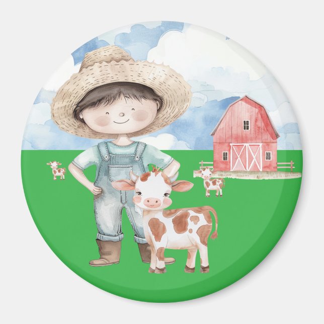 Magnet Bauernhofjunge (Front)