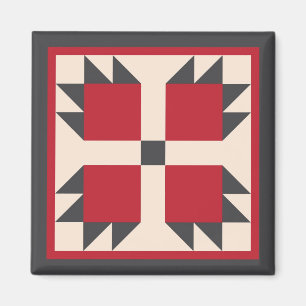 Magnet - Bearcat Quilt Square