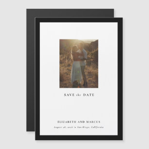 Magnet Bold Border Gallery Frame Save the Date