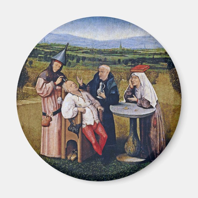Magnet: Bosch - Extracting Stone of Madness Magnet (Front)