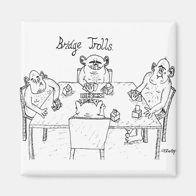 Magnet - bridge trolls (Front)