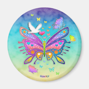 Magnet - BUTTERFLY POP ART