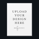 Magnet Card 4.25" x 5.6" Portrait<br><div class="desc">Customise your design in Templett. After you are done editing,  download your file in a JPG format (don't forget to turn on the bleed option). Upload your design here by clicking on the blue "Personalise" button.</div>