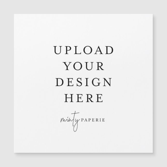 Magnet Card 5.25" Square (Front)