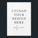 Magnet Card 5" x 7" Portrait<br><div class="desc">Customise your design in Templett. After you are done editing,  download your file in a JPG format (don't forget to turn on the bleed option). Upload your design here by clicking on the blue "Personalise" button.</div>