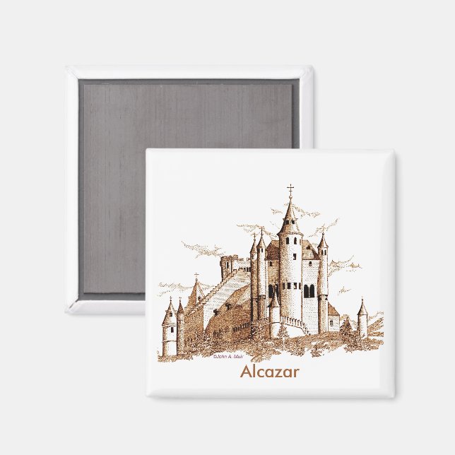 Magnet - Castle and Title (Front/Back)