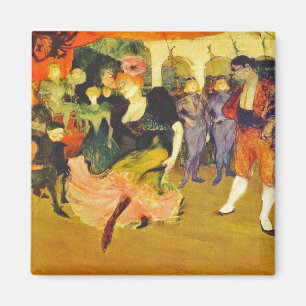 Magnet: Dancing the Bolero: Toulouse-Lautrec Magnet
