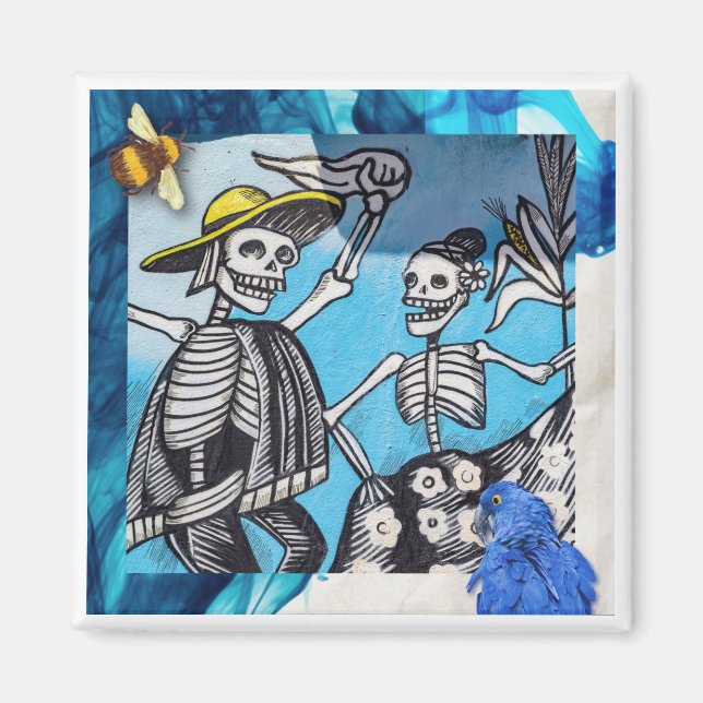 Magnet "Dia de muertos" - Uekani (Front)