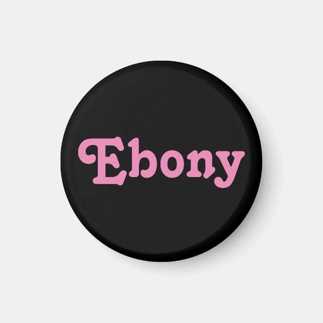 Magnet Ebony (Front)