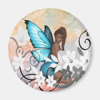Magnet-Fairy Flowered Design Magnet