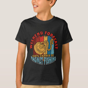 Magnet Fishing Magnetic Fishing Magnet Fishing T-Shirt