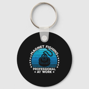 Magnet Fishing Treasure Hunters Dirt Fisher Metal  Key Ring