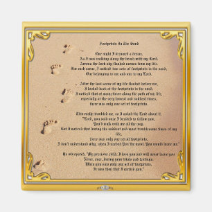 Magnet Footprints In The Sand Sober Champions