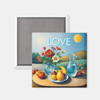 Magnet for Refrigerato:r Bless Your Food With Love