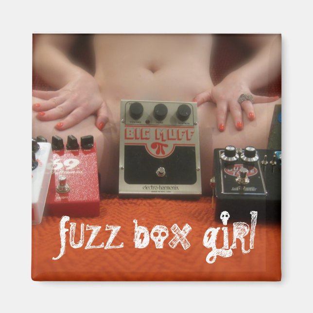 Magnet- Fuzz for the fridge Magnet (Front)