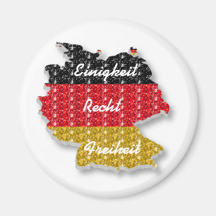 Magnet German Flag Einigkeit Recht Freiheit