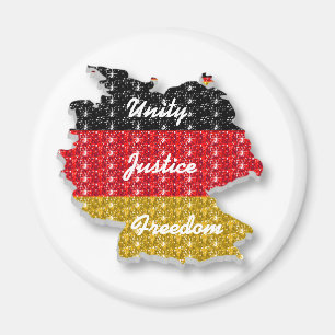 Magnet German Flag Unity Justice Freedom