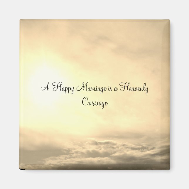 MAGNET GIFT WEDDING ROMANTIC DESIGN  (Front)