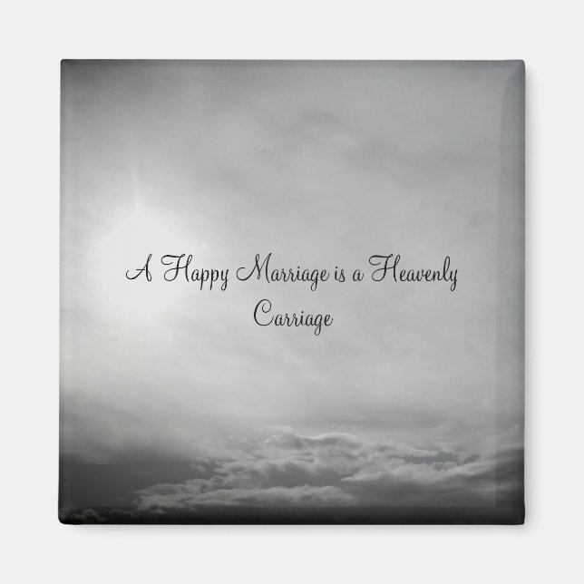 MAGNET GIFT WEDDING ROMANTIC DESIGN  (Front)