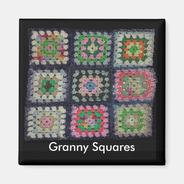 Magnet - Granny Squares (Front)