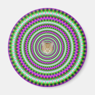 Magnet Green and Pink Toothed Rings