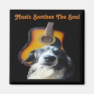 Magnet Guitar Dog