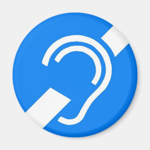 Magnet International Symbol for the Deaf