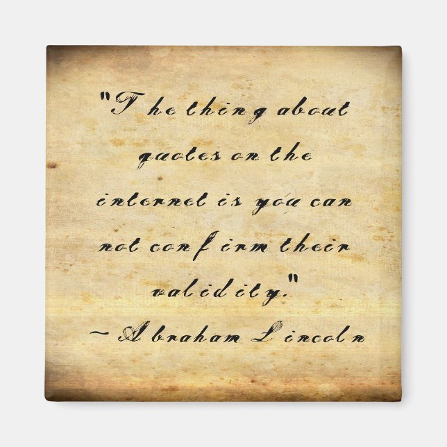 Magnet - Internet Quotes (Front)