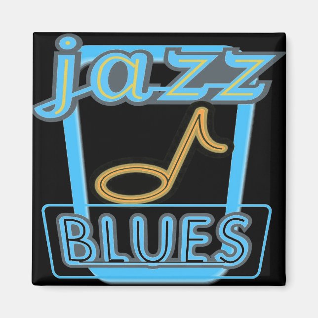Magnet-Jazz Blues Music- Magnet (Front)