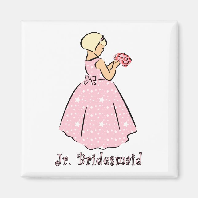 Magnet: Jr Bridesmaid Magnet (Front)