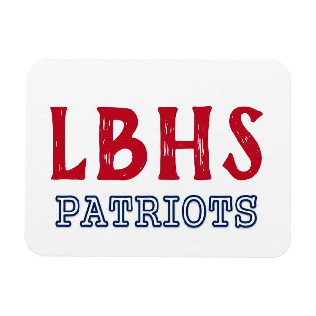 Magnet-LBHS Patriots Magnet (Horizontal)