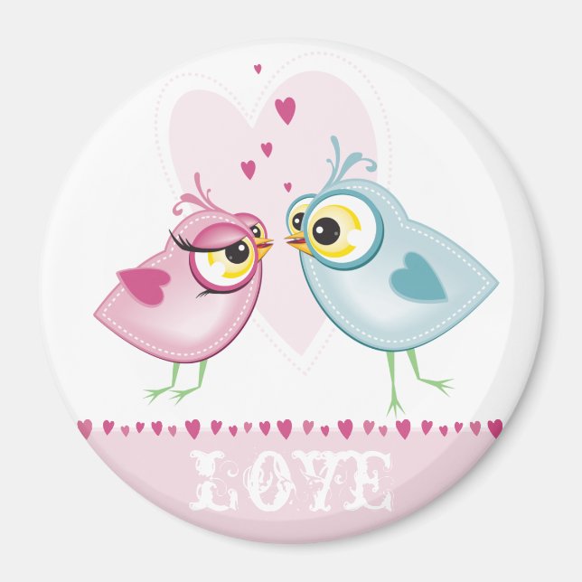 MAGNET :: love birds (Front)