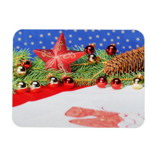 Magnet mit Weihnachtsmotiv