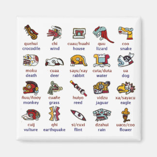 Magnet: Mixtec day symbols Magnet