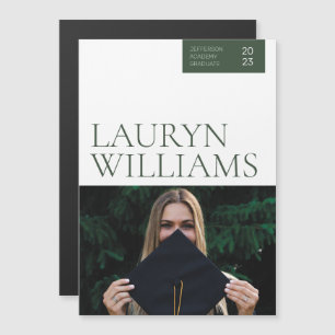 Magnet Modern Professional Graduation Announcement